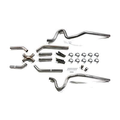 Pypes Exhaust SGA10, Fits 64-72 Gm A-Body 2.5In Crossmember Back Exhaust, Kit,