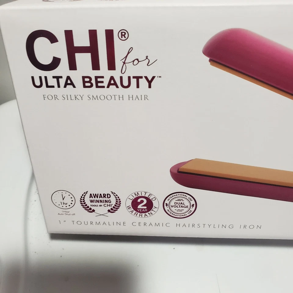 CHI For Ulta Beauty Rojo 1" Turmalina Cerámica Plancha para Peinar Plus Bolsa Foto 4 de 4