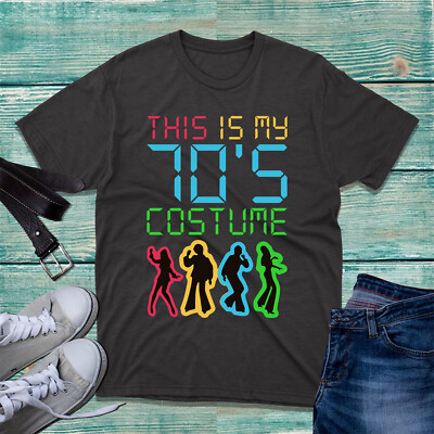 This Is My 70er Kostüm T-Shirt Geburtstag Vintage Retro Style Partykostüm Top