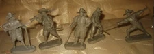 Brothers and Co. Toy Soldiers Musketeers. 1:32 VERY RARE