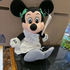 DISNEY TOGA MICKEY BEAN BAG NEW WITH ORIGINAL TAG 10" TALL EXCELLENT CONDITION