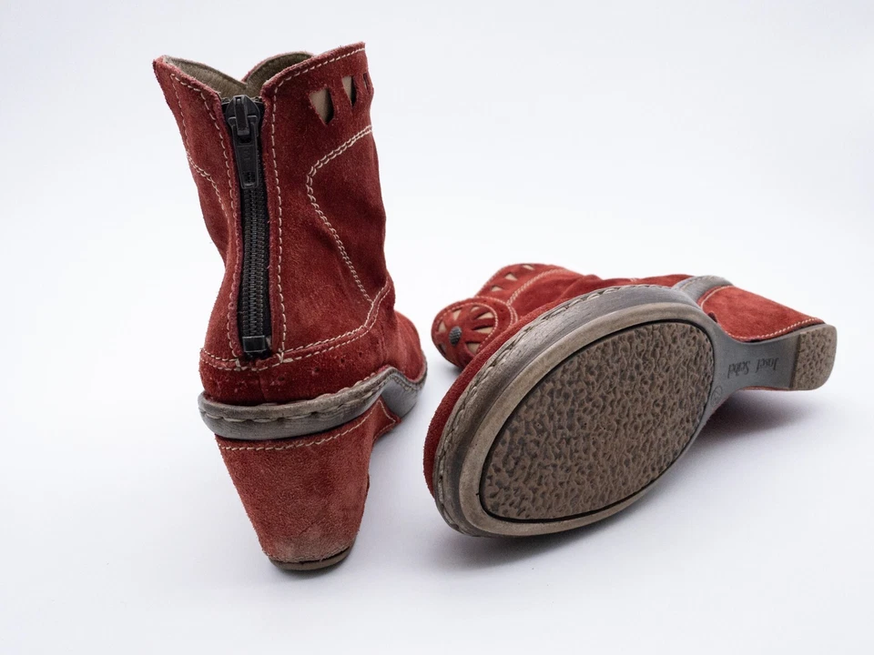 Josef Seibel Botas De Tobillo Para Dama Rojas Talla 37 EU Art. 9740-40 - Imagen 2 de 3