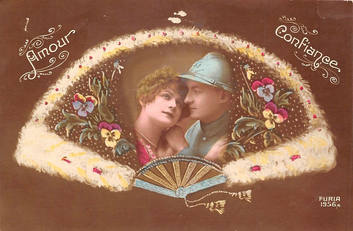 Ancienne Carte Postale Patriotique Française - Thème Militaire - Collection CPA