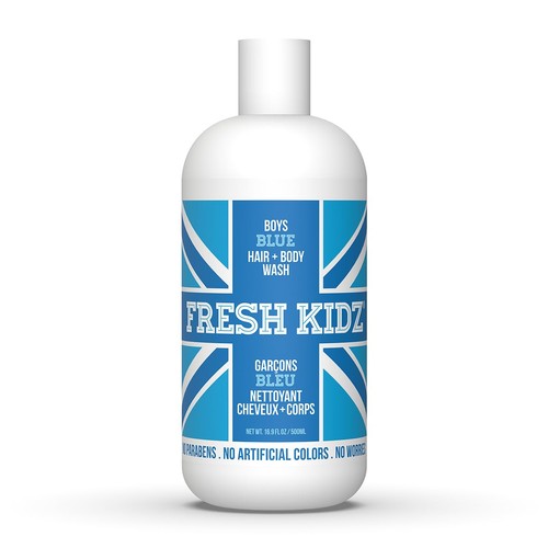 Fresh Kidz Hair & Body Wash for Kids and Teens - Gentle Bath and Shower Clean...