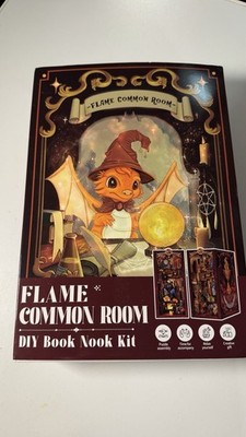 Flame Common Room DIY Book Nook Kit DIY Book Nook Craft Kit