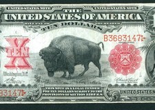 $10 1901 The United States of America - Legal Tender ((BISON)) ** CURRENCY
