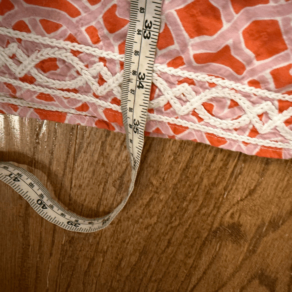 J. McLaughlin orange pink tunic geometric printed… - image 7