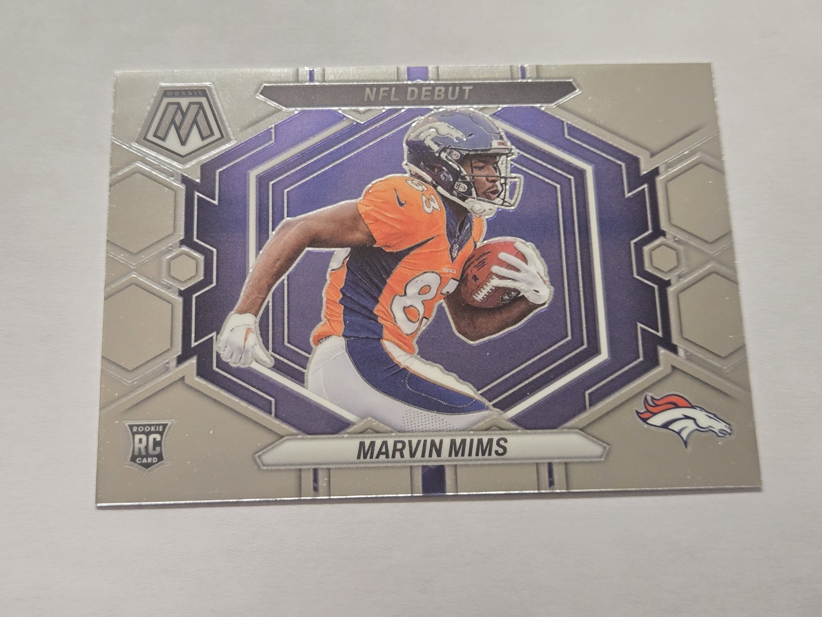 2023 Panini Mosaic NFL Debut Marvin Mims #ND-13 Denver Broncos Rookie RC