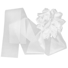 White Decorative Swag Wedding Car Flower Decorations Blooming Bouquet