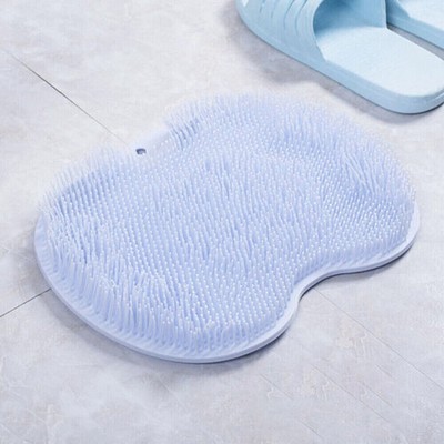 Foot Back Scrubber Exfoliating Silicone Massager Pad Cleaning Mat Bath Shower US