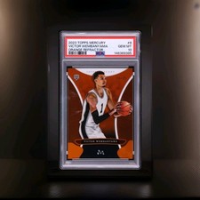 2023 Topps Mercury Victor Wembanyama ORANGE /25 #8 PSA 10 GEM MINT POP 1