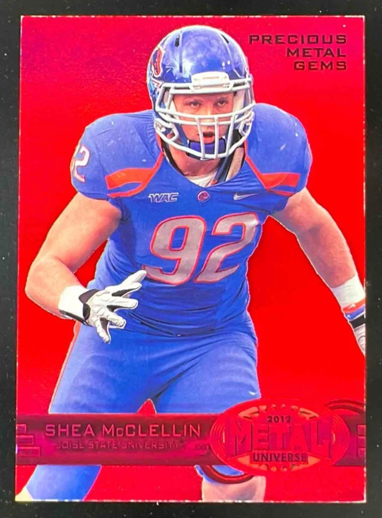 Shea McClellin Fleer Retro Metal #M83 Precious Metal Gems-Red