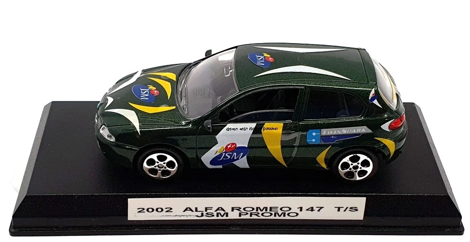 Majorette 1/43 Scale MJ01G - 2002 Alfa Romeo 147 T/S JSM Promo REWORKED - Image 4 of 4