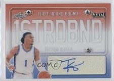 2021-22 Leaf Metal Red White & Blue Rainbow 5/10 Trevor Keels #FRB-TK1 Auto 11oq
