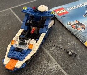LEGO 4995 Creator 3 in 1 Airplane Helicopter Helicopter Boat Ship Speed Boat