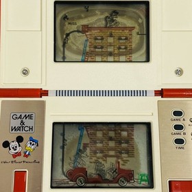 Nintendo Game & Watch Mickey & Donald DM-53 Multi Screen with Box Tested