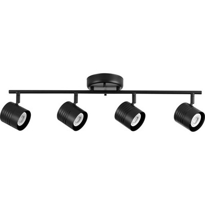 Progress Lighting P900014 Kitson 26''L 4 Light Fixed Rail Ceiling - Black