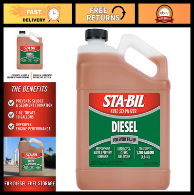 Diesel Fuel Stabilizer & Performance Improver - Keeps Fuel Fresh 12 Months, 1 Ga
