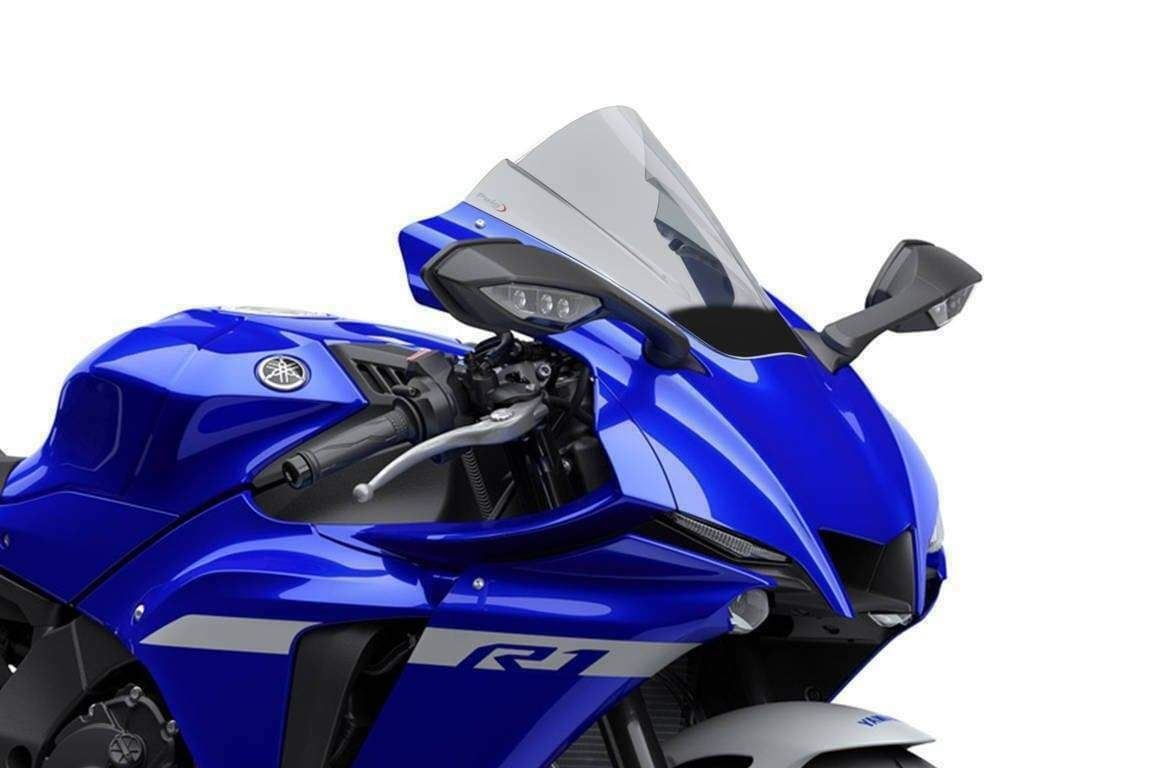 2020-2026 Yamaha YZF-R1/M Puig Z-Racing Screen Windshield Light Smoke