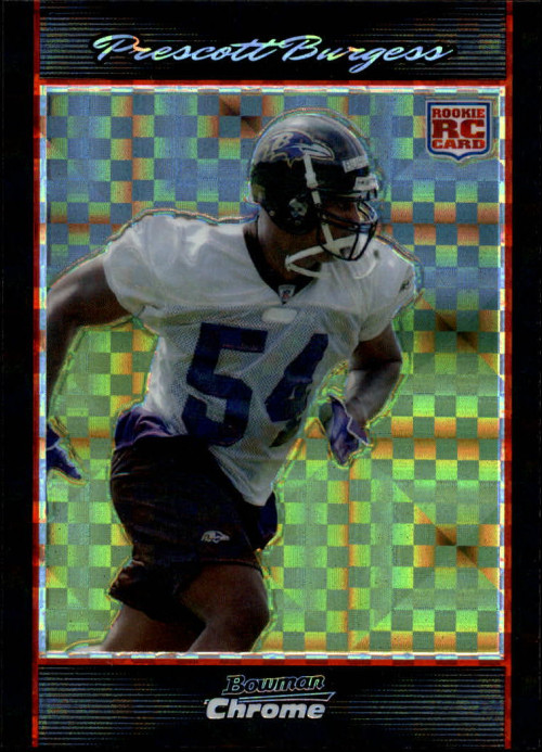 2007 Bowman Chrome Xfractors #BC36 Prescott Burgess /275 - FB