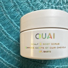 OUAI Scalp Body Scrub St. Barts Body Sugar Scrub Coconut Oil Mini 1 oz