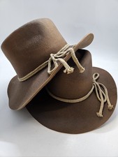 Lot of 2 Shyanne Women's Tan Aster Wool Felt Western Hats Size 7