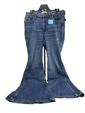 Wrangler Bell Bottom Jeans 29x32 Vintage 70s USA Distressed Flare