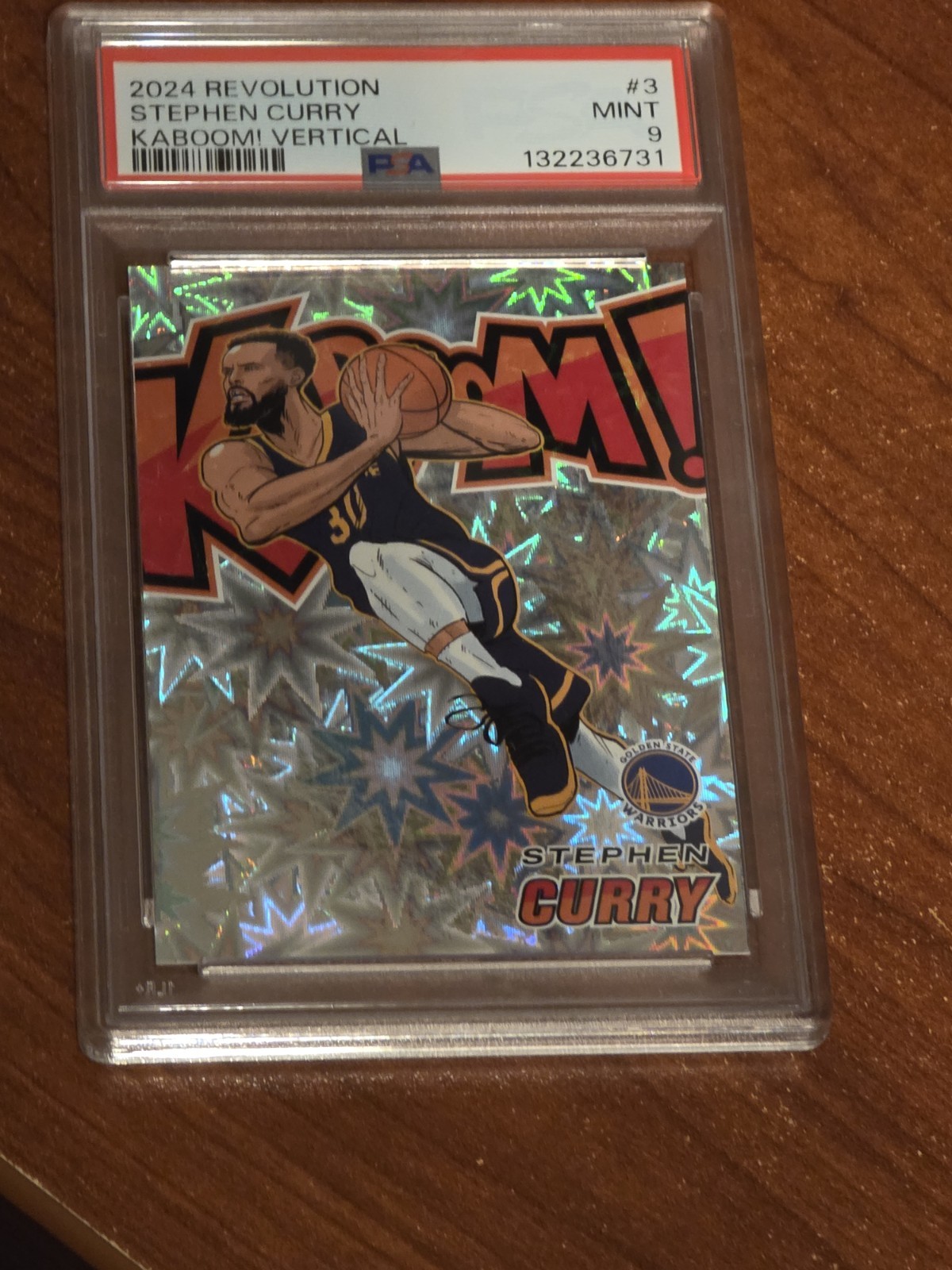 2024-25 Panini Revolution - Kaboom! Vertical Stephen Curry #3