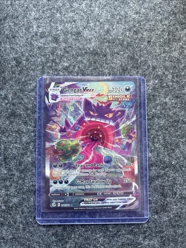 Pokémon TCG Gengar VMAX Alternate Art Fusion Strike Near Mint Condition