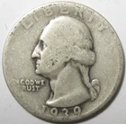 1939-D Washington Quarter - #11315-27
