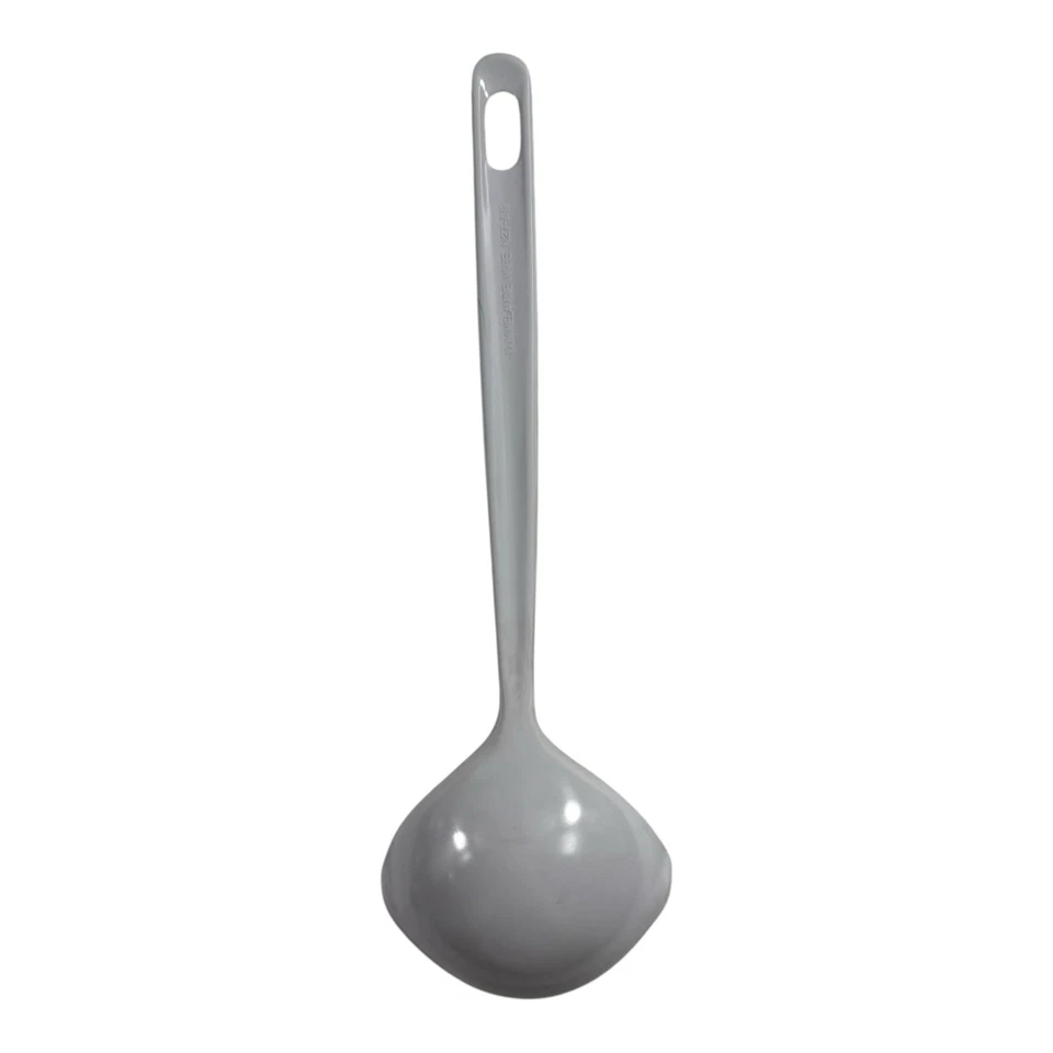 Good Cook Classic 11.5" White 100% Melamine Ware Ladle Soup Spoon N27-09 - Image 2 of 4
