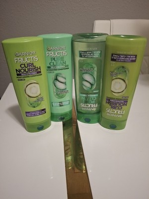Garnier Fructis Curl Nourish Pure Clean Shampoo & Conditioner Set Sulfate-Free