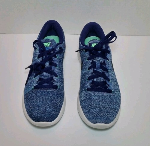Nike LunarEpic Low Flyknit viola scuro/nero blu stella 843765 501 taglia W 9 - Foto 7 di 8