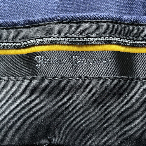 NWT Hickey Freeman Beacon Unhemmed Wool Dress Pants Slacks Navy Blue 42x30 Men - Foto 6 di 9