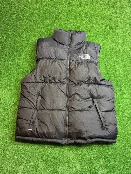 Men The North Face Vest Black 700