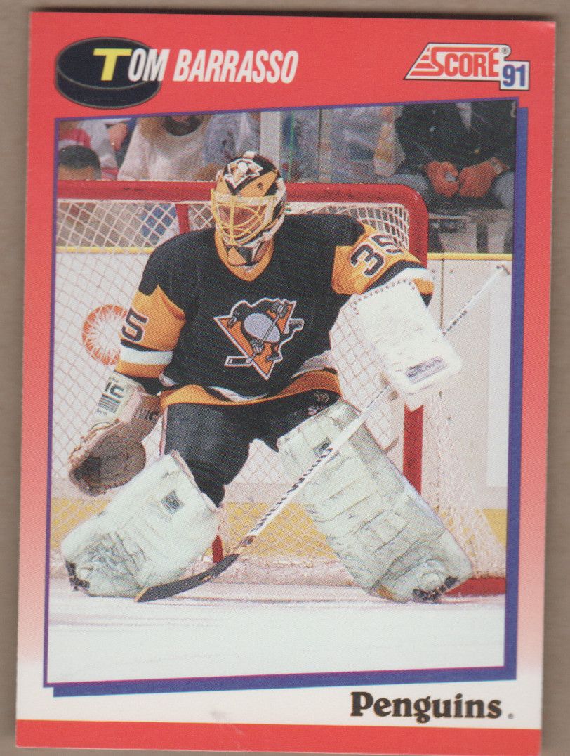1991-92 SCORE CANADIAN BILINGUAL TOM BARRASSO #225