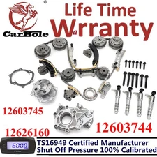 TIMING CHAIN KIT OIL PUMP w/ VVT Sprocket fits CHEVROLET CAMARO 3.6L EQUINOX CTS