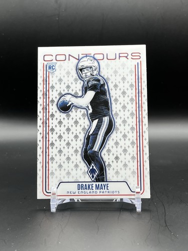Drake Maye #CON-DME — 2024 Panini Phoenix Contours football card