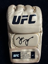 JON BONES JONES Signed Gold UFC MMA Fighting Glove BAS COA Autograph🥊