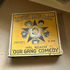 Excel Movies 16mm Our Gang Comedy Film - Hal Roach Slapstick B W NR
