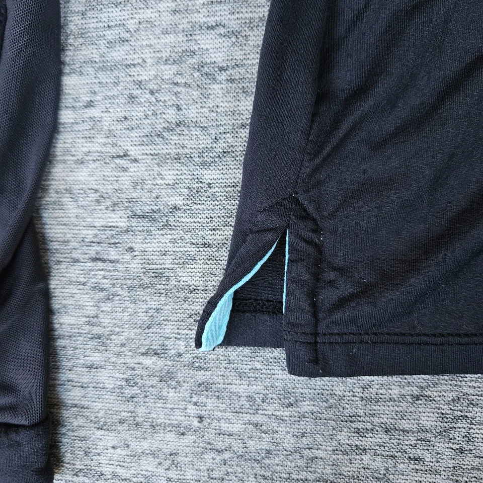 KASTEL DENMARK Mujer Top S Gris Azul Cuarto Cremallera Pullover Ecuestre Atlético Foto 4 de 4