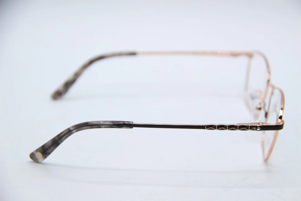 НОВЫЙ ADRIENNE VITTADINI AV 626 ЧЕРНЫЙ/РОЗОВОЕ ЗОЛОТО ЧЕРНЫЙ ПОДЛИННЫЙ ОЧКИ 49-16 - Изображение 4 из 4