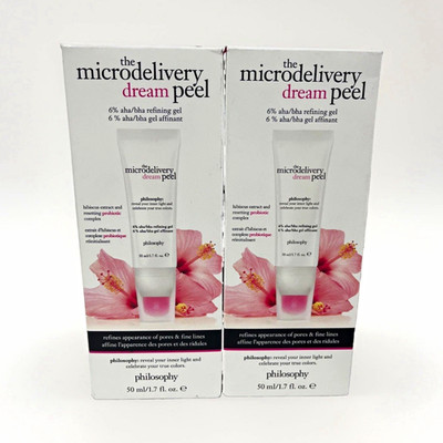philosophy microdelivery dream peel 6% AHA/BHA Gel w/ Glycolic Acid 1.7 oz