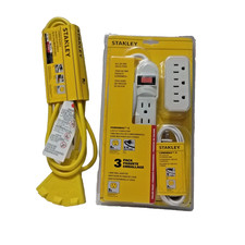 Stanley 31302 PowerMax Value Pack, 3pc Multi-Outlet Kit & 8' Power Block