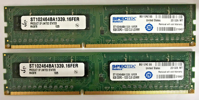 Specteck 16GB (2x8GB) DDR3 ST102464BA1339.16FER 1333MHz CL9 #R2889