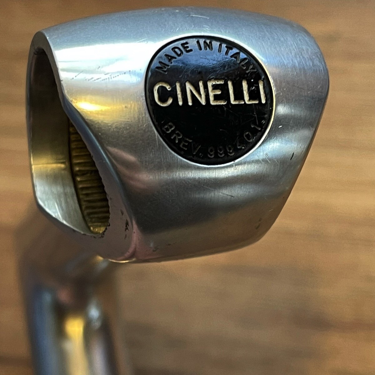 70s Cinelli 1R Quill Road Stem 100 22.2 26.4 Old Milano Logo