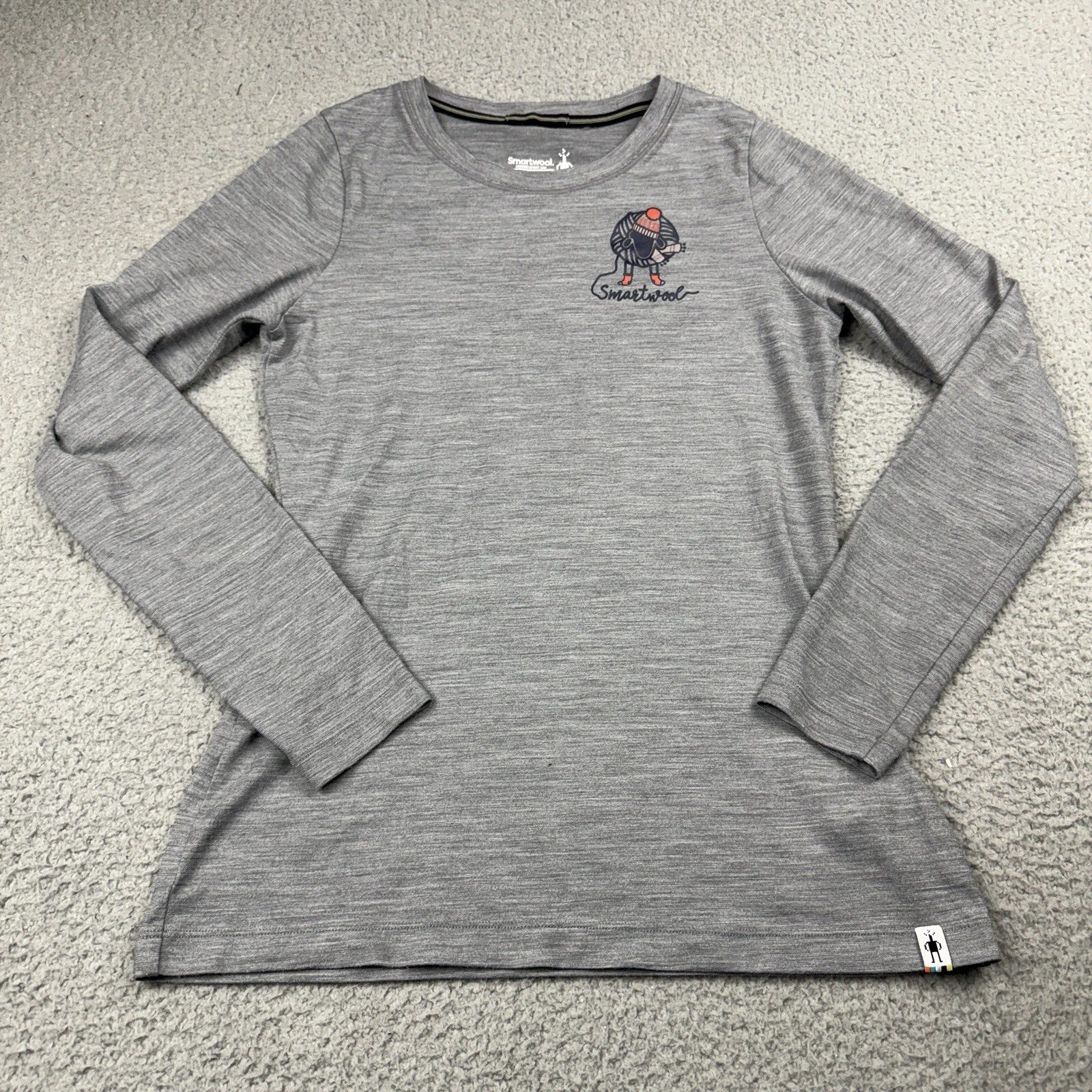 smartwool merino sport 150 sheep print wool blend shirt