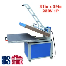 31" x 39" Large Format Heat Press Machine Clamshell Textile Thermo Transfer