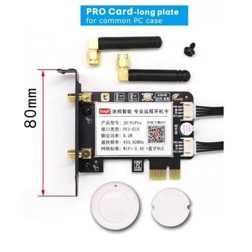Tuya Wifi Computer Reset Switch PCIe Karte für PC Computer, APP Fernbedienung, SD6 - Bild 4 von 10