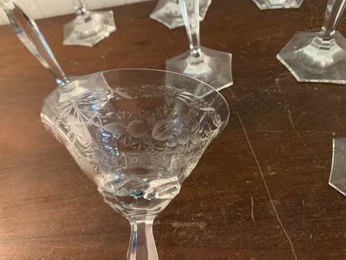 17 -kelche Champagner aus Glas Graviert Dekor Lichterkette (Stück Preis) - Bild 9 von 11